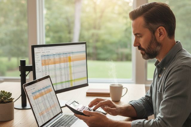 Landlord reviewing rental income and insurance costs, Virginia 2025